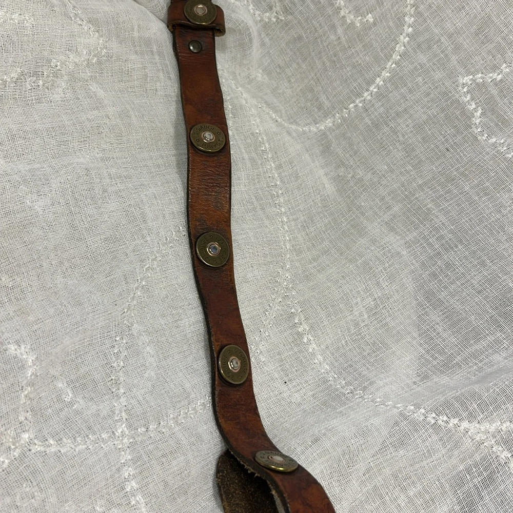 Nocona 12 Gauge leather dog collar